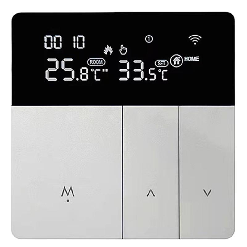 

Touchscreens Thermostat Temperature Controller ABS Programmable Thermostat for Home Electric Water Gas Boiler Systems