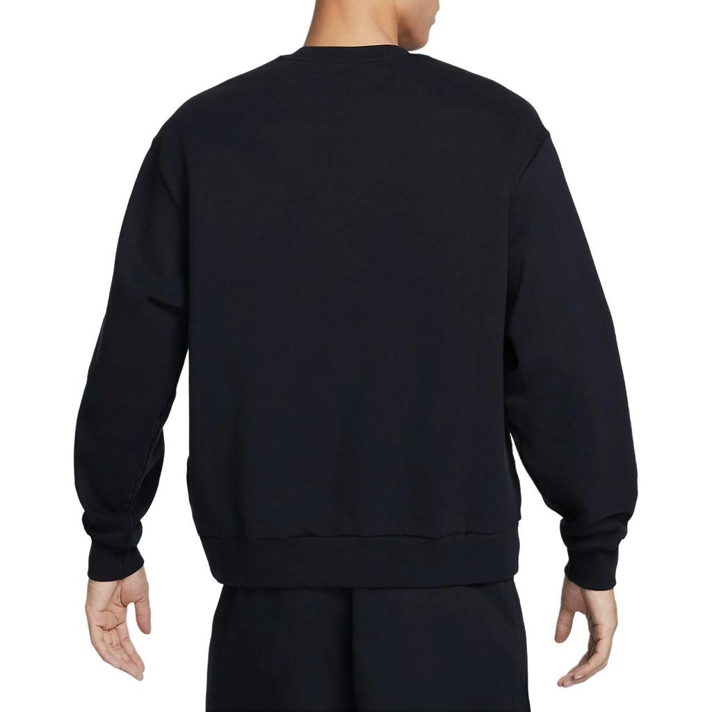 Nike SB Skate Fleece Crewneck Sweatshirt Unisex Black White HQ3038-010