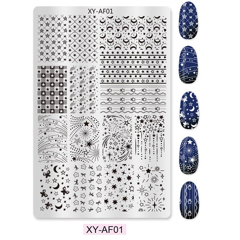 Butterfly & Cartoon Animal Nail Art Transfer Plate