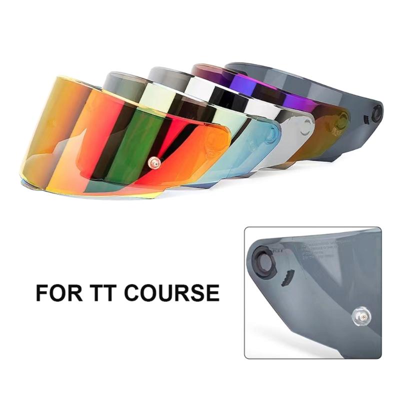 Colorful Motorcycles Helmets Visors Lens Windshield Helmets Lens Visors Motorcycles Helmets Visors Lens Day & Night Wear