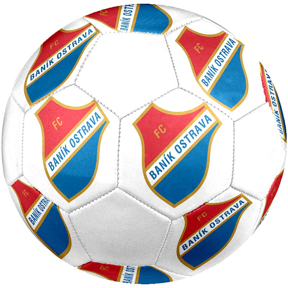 Banik Ostrava FC Soccer Ball, Colorful, Suitable for All Ages, Machine-stitched, PVC Material, Competition Grade, Durable and High Bounce