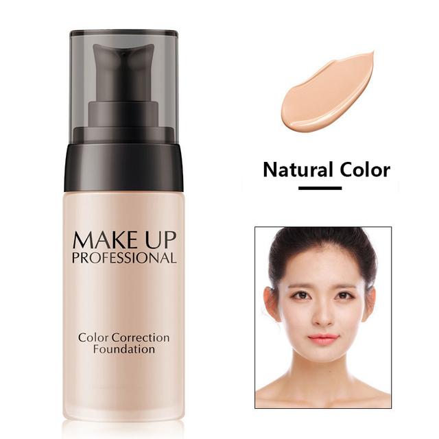 

3-х цветная долговечная водонепроницаемая увлажняющая безупречная жидкая основа Perfection естественный