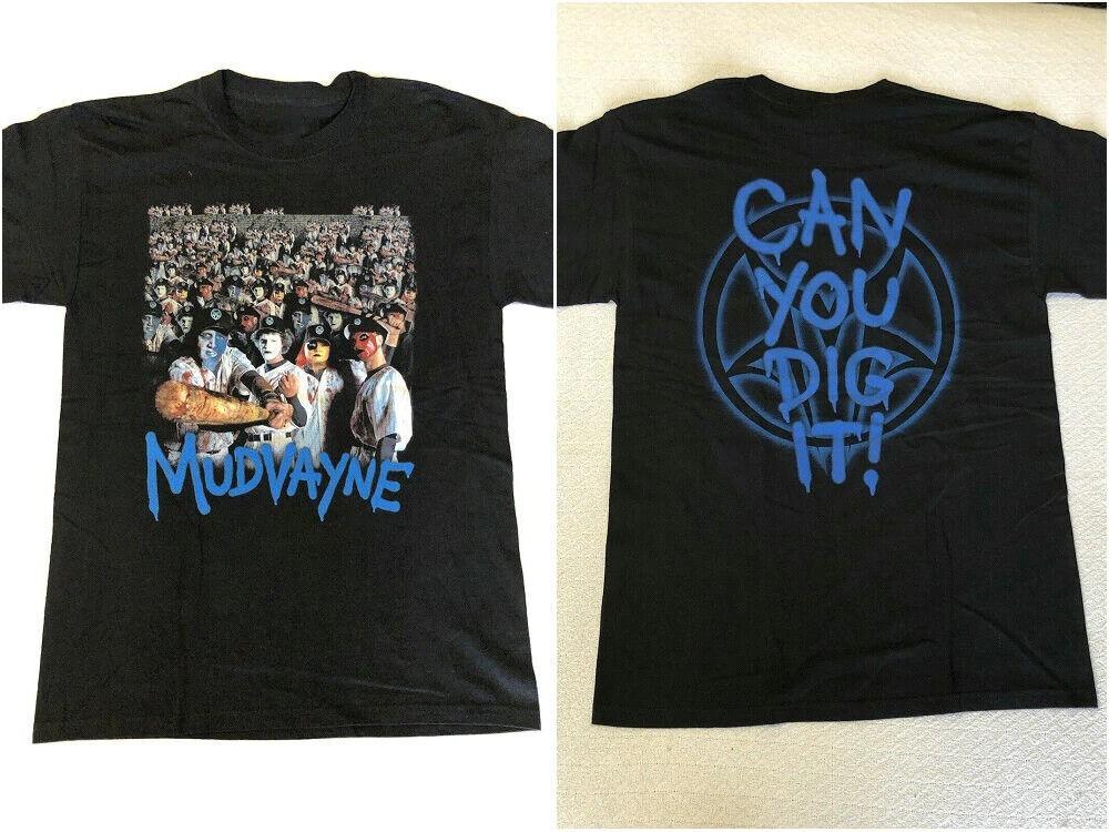 2 стороны CAN YOU DIG IT Футболка Mudvayne Классическая Черная Унисекс S-4XL ND1542 Унисекс Футболка XXXL