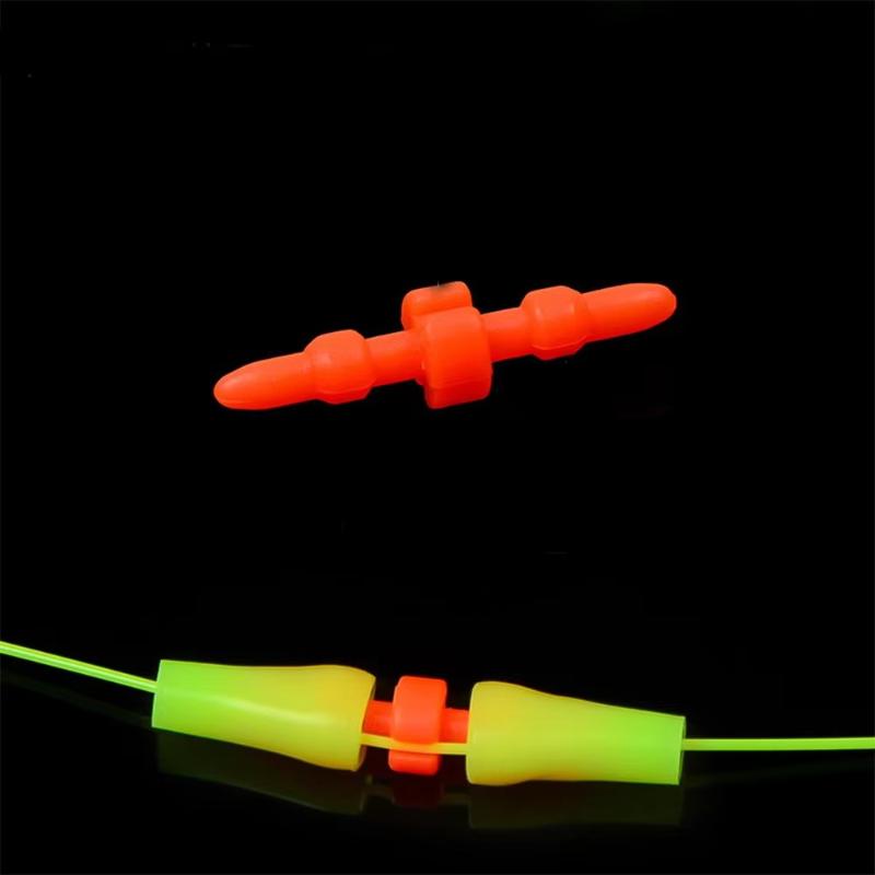10 Sets Palstic Rock Sea Fishing Anti Wind Bar Cara Rod Bobber Float Stoppers Fishing Tackle Fishing Float Stoppers