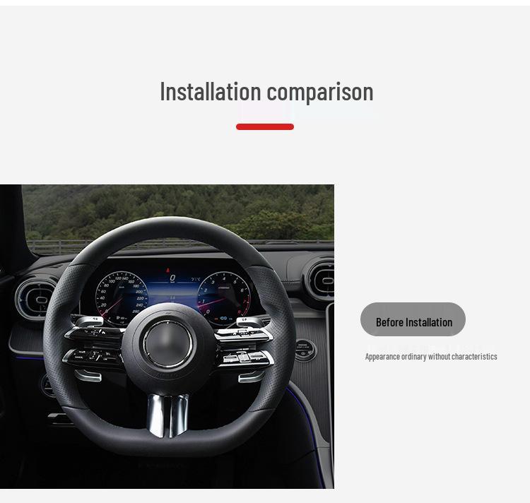 T-Carbon True Carbon Fiber Shift Paddles for Mercedes E-Class: 22 E63AMG, 21 E53E63