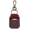 Elegant Leather Ring Holder Keychain Practical Leather Keychain with Pouch Essential Accessory for Active Lifestyles