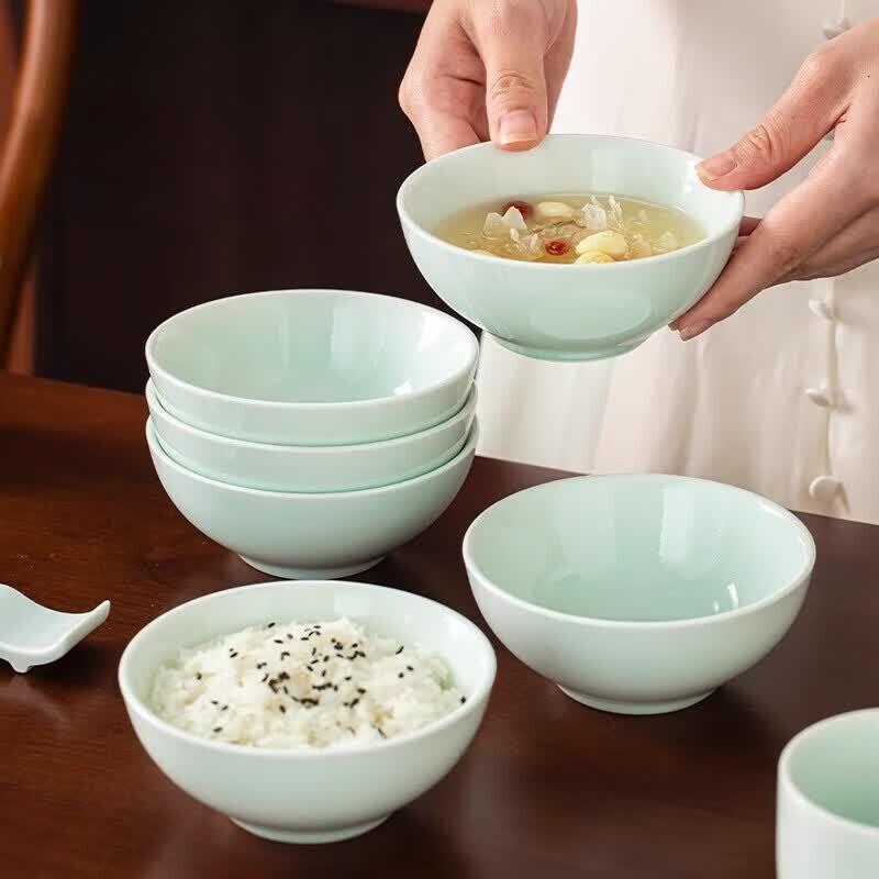 Aowei Jingdezhen Celadon Tableware Set