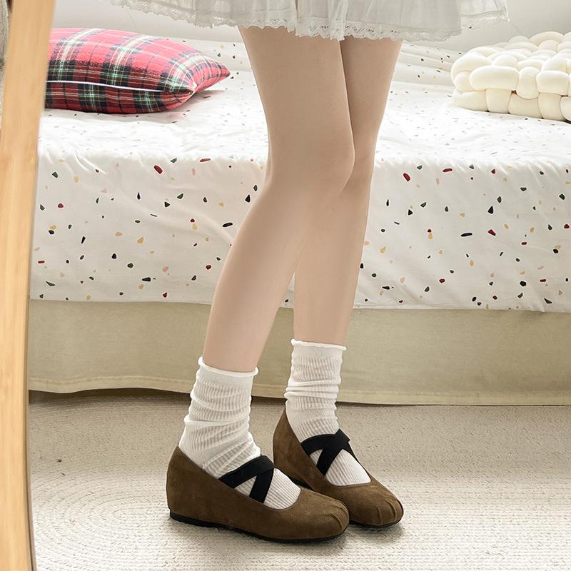 

French inner heightening platform ballet Mary Jane shoes single shoes women s summer 2025 new retro skirt evening shoes 39
