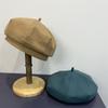 Autumn and Winter Solid Color Beret Female British Retro Bud Hat Fashion Versatile Pumpkin Hat Painter Hat