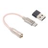 USB To 3.5mm DAC Cable Excellent Sound Decoding Stable Transmission Type C To 3.5mm Adapter