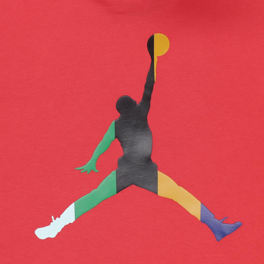 Jordan Colorful Big Logo Print Hoodie Unisex Hoodie Red DN1471-631