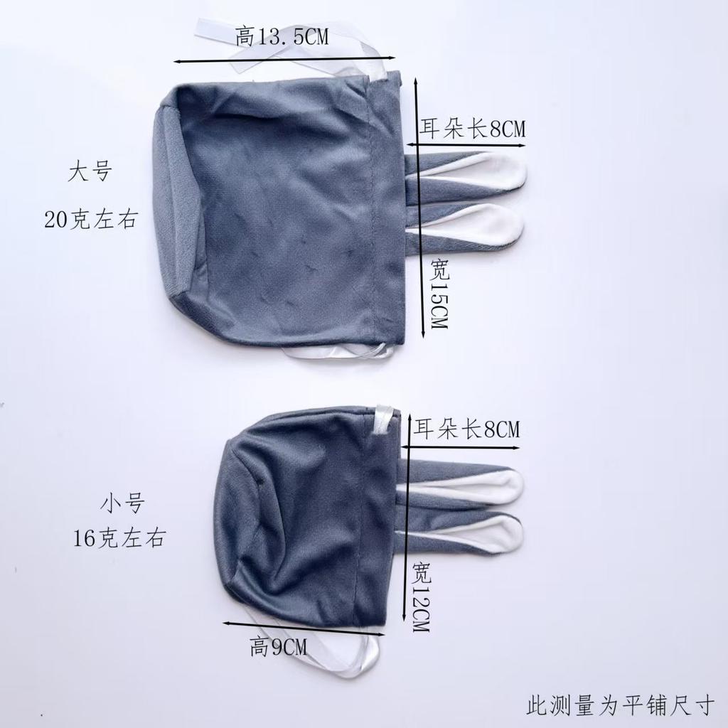 Easter Rabbit Ear Velvet Bag Cartoon Rabbit Printed Easter Egg Packaging Bag Candy Bag Party Gift BoxCute Rabbit Bundle Pocket