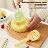 Cartoon Rice Spoon Non-Stick Plastic Rice Spatula Scoop Cooker Food Masher Strainer Spoon Multi-Functional Kitchen Tool for Mashing Fruits Vegetables