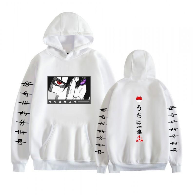 Anime Hoodie Naruto Inspired Casual Sweatshirt Teens Men Winter Warm Long Sleeve Pullover With 3D Pouch Pocket