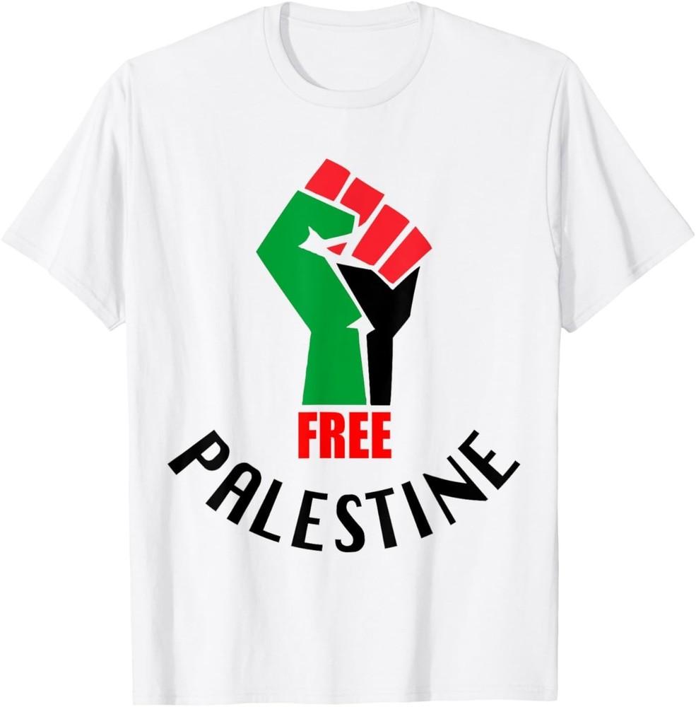 Свободная Палестина Свободный Газа - Поддержите мир на Ближнем Востоке Унисекс Футболка XXXXL
