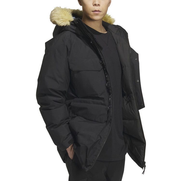 adidas Daunenjacken Herren Schwarz IS0366
