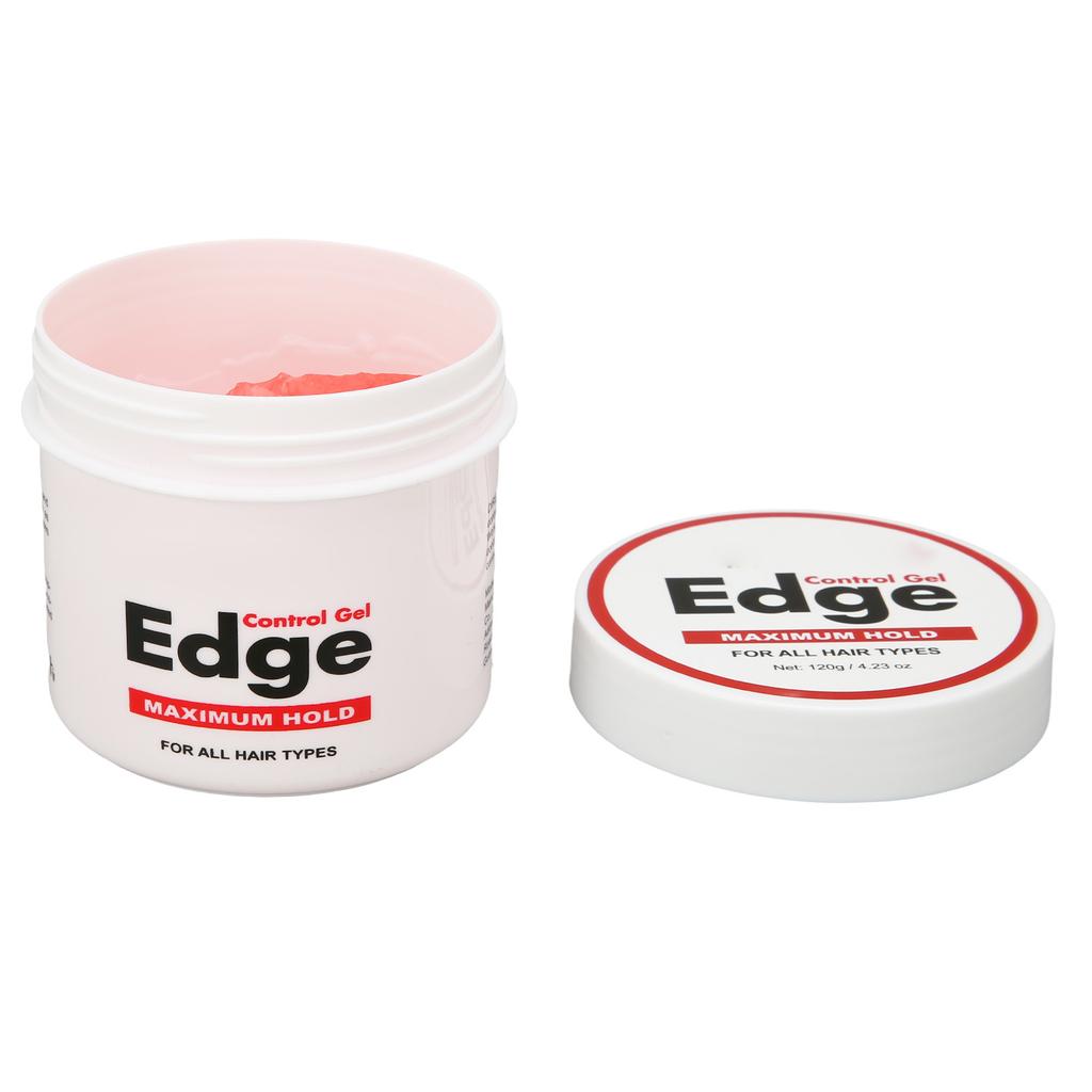 Edge Control Gel 120g Edge Control Smoother Strong Hold Non Greasy Organic Ingredients Edge Control Wax for Women Hair