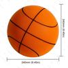 Silent Basketball Foam Size 7/5 Grooved Airless Foam Basketball for Quiet Dribbling Indoor Training Mute Bounce Basketball Ball