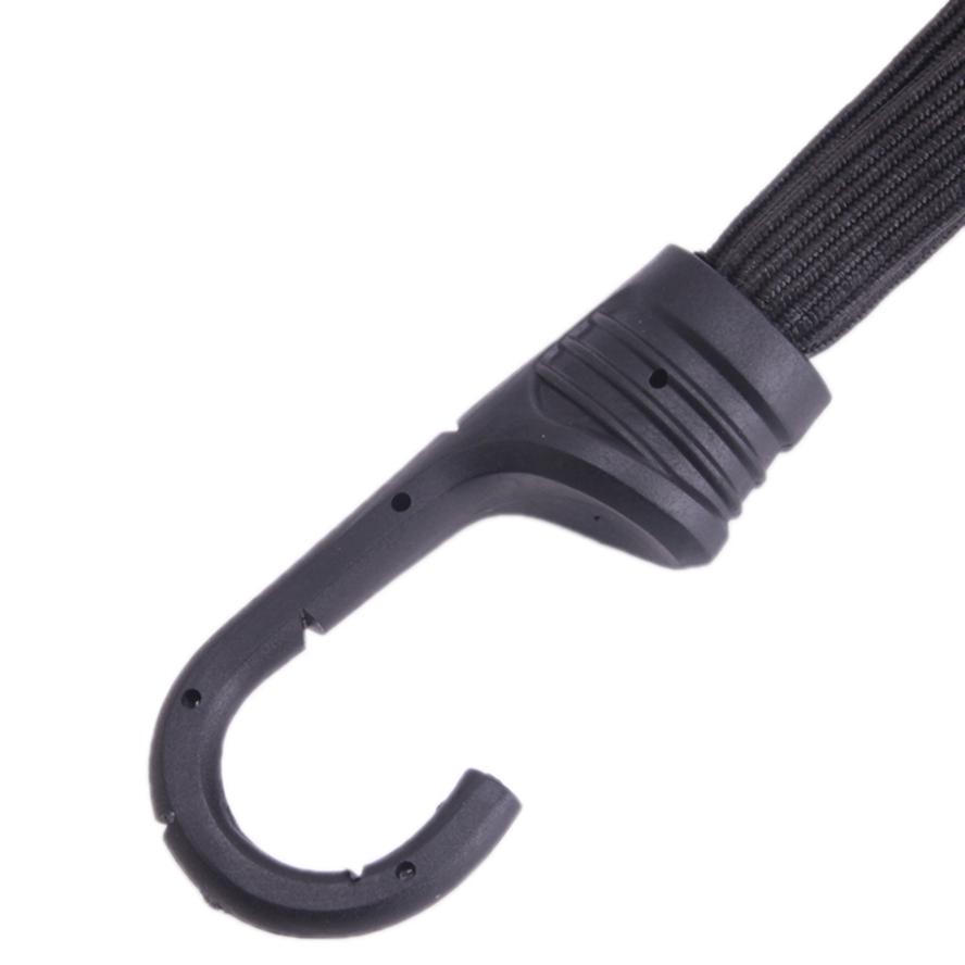 2 Hooks Motorcycles Strength Retractable Helmet Luggage Elastic Rope Strap