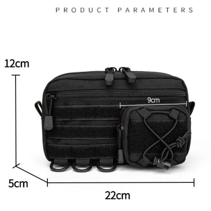 1000D EDC Saszetka Organizer Molle Torba Pozioma Modułowa Saszetka na Narzędzia Outdoorowa Nerka EMT Polowanie Nerka