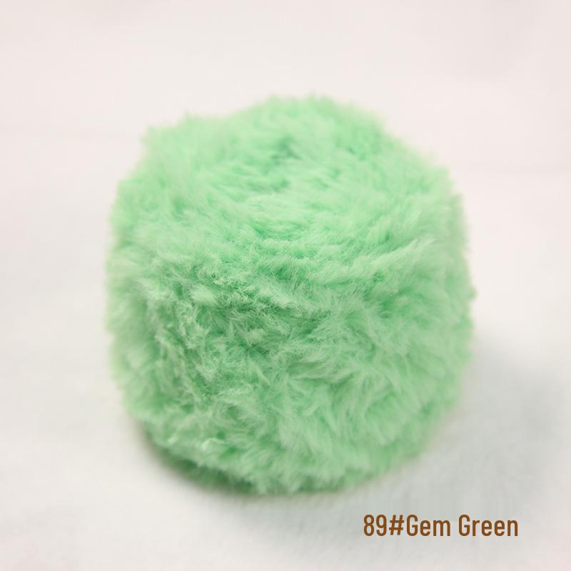 Gradient Dyed Faux Fur Hand-Spun Mink Velvet Yarn – Perfect for DIY Chunky Scarves and Hats