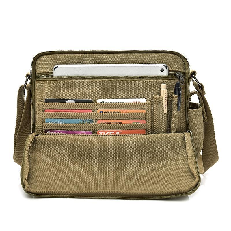 Neue Retro Leinwand Tasche männer Tasche Schulter Tasche männer Casual Tasche Messenger Tasche