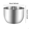Cooking Bowl for Food Storage And Baking with Rounded Lip Design