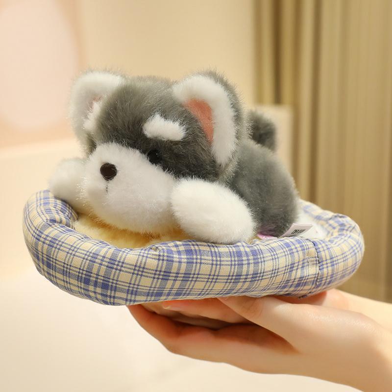 Cute Cartoon Dog Plush Toy Puppy Doll Sleeping Animals Toys for Girl Funny Christmas Present