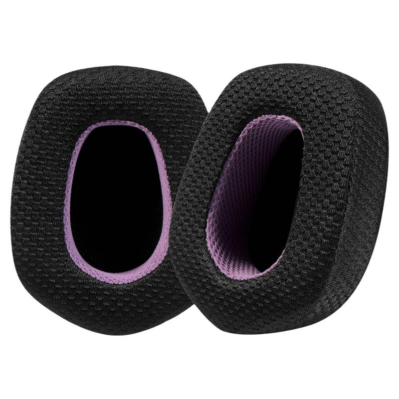 YAYINCC Replacement New Breathable mesh fabric style / Ice gel Memory Foam Cushions EarPads for Logitech G733 G335 Headphones
