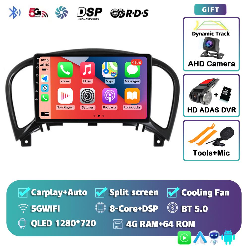 Android 14 Carplay Auto Car Radio For Nissan Juke YF15 2010-2014 2 Din Multimedia Video Player GPS Navigation Stereo Head Unit