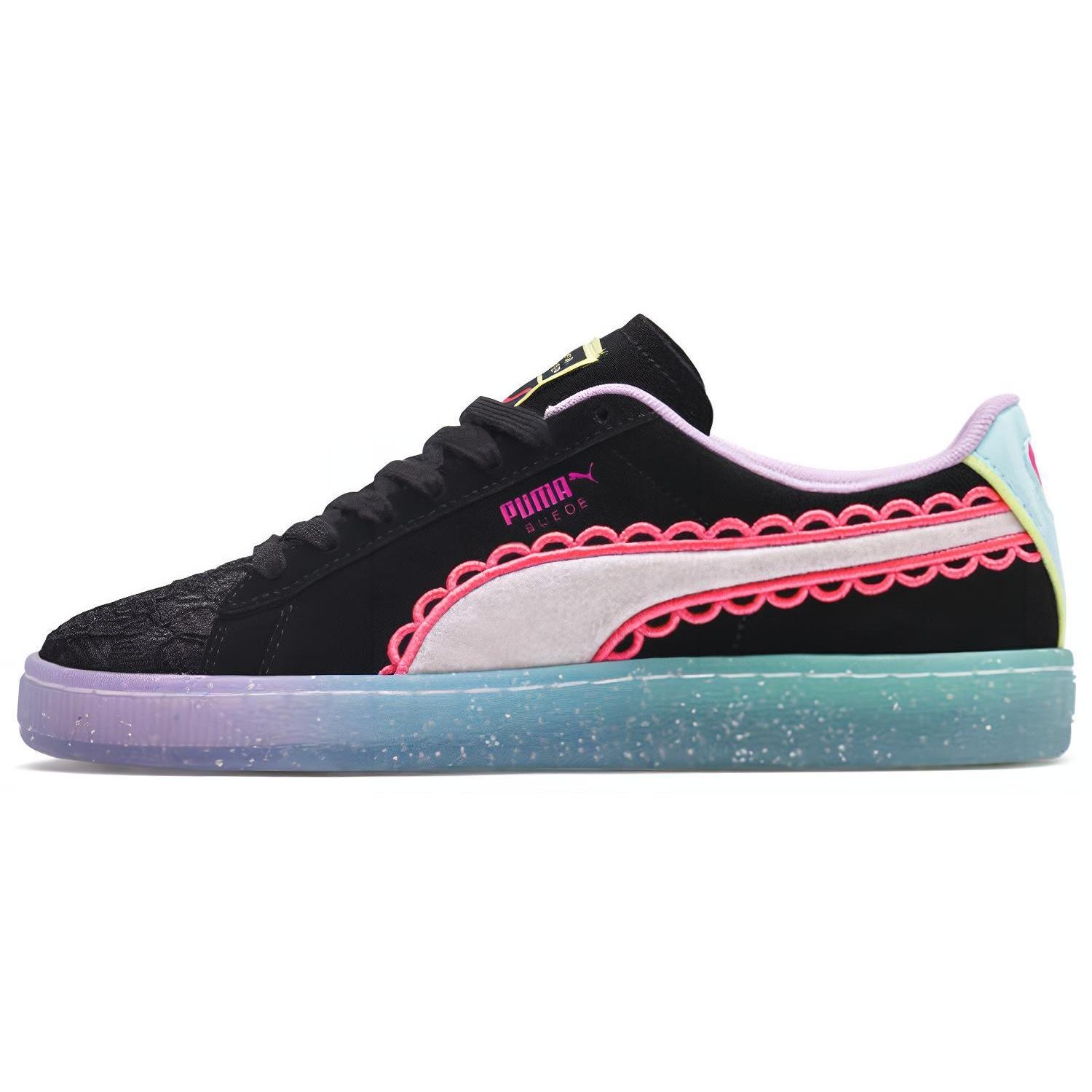 (WMNS) PUMA Sophia Webster x Suede Black Fiery Coral Women s 369516-01 EU 37.5