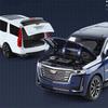 1/24 Full Scale Escalade SUV Alloy Car Model Die-cast Metal Off-road Vehicle Car Model Simulation Sound and Light Collection Children's Toy Gift