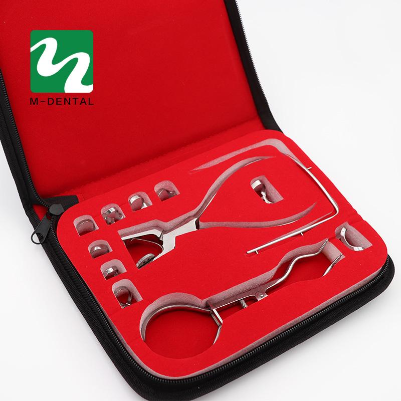 1 Set Dental Material Rubber Dam Perforator Puncher Teeth Care Pliers Dentist Lab Device Instrument Equipment For Dental Lab FEFF