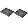 2PCS Grill Mesh Bag Non Stick High Temperature Resistant Barbecue Bag Kitchen Supplies 22x27CM