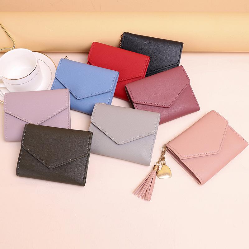 2025 Tassel Coin Purse: Cute, Slim Women's Wallet & Student Card Holder