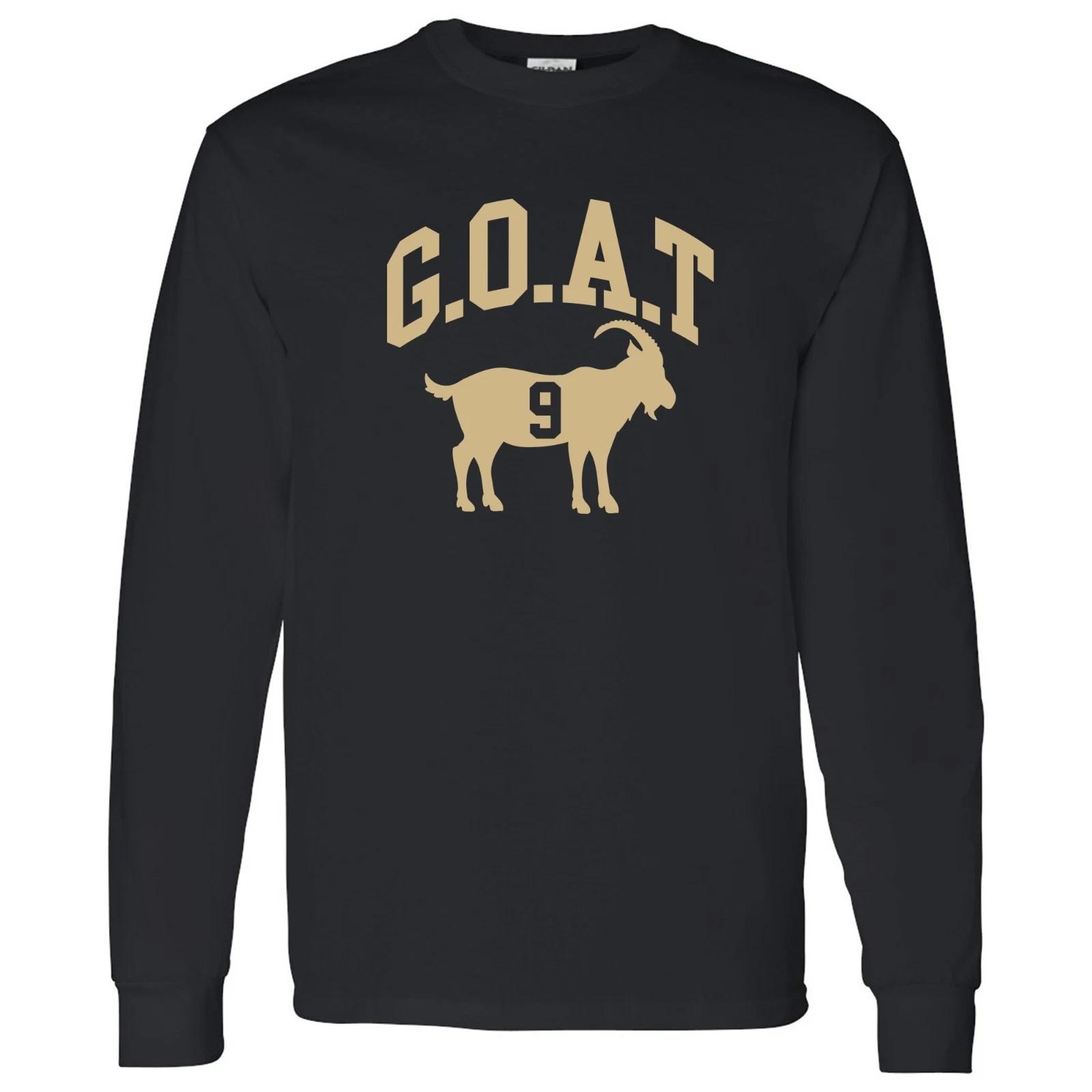 New Orleans Football Goat - Greatest All Time Long Sleeve T Shirt - Black 4XL