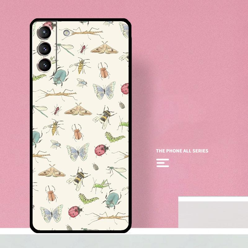 Beetles Insects Phone Case For Samsung Galaxy S26 S23 Ultra S20 S21 S22 S24 S25 Plus S10 S25 FE Cover Coque