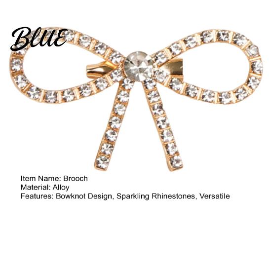Scarf Brooch Clip Bowknot Design Pin for Women Faux Pearl