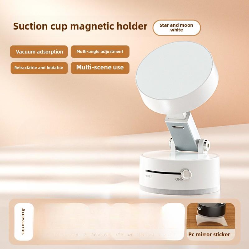 Silný magnetický držiak na telefón do auta - Skladací, 360° nastaviteľný vákuový držiak s nastavením viacerých uhlov, Vodotesný dizajn z hliníkovej zliatiny, Používaný pre bezpečné