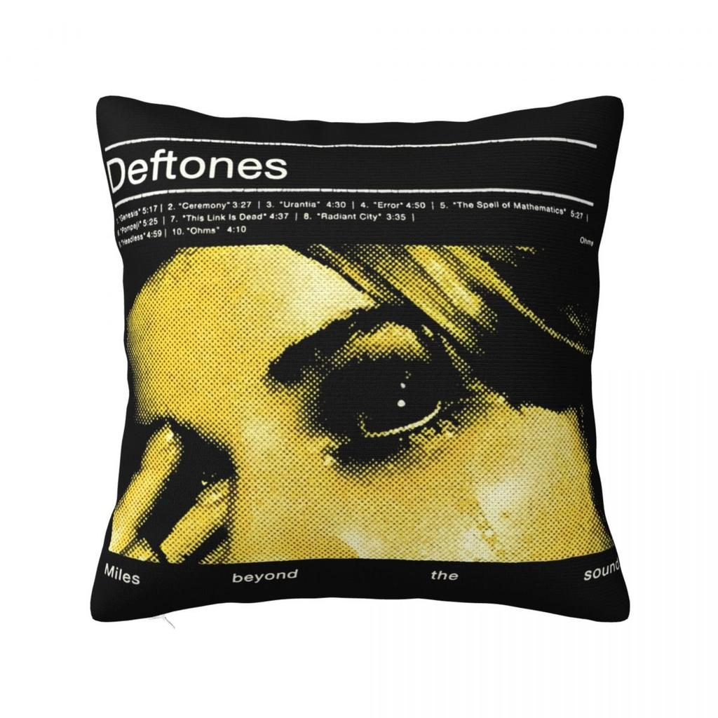 Deftones White Pony Album Square Pillow Cases Band Cushion Cover Decorative Pillowcase For Home 45*45Cm