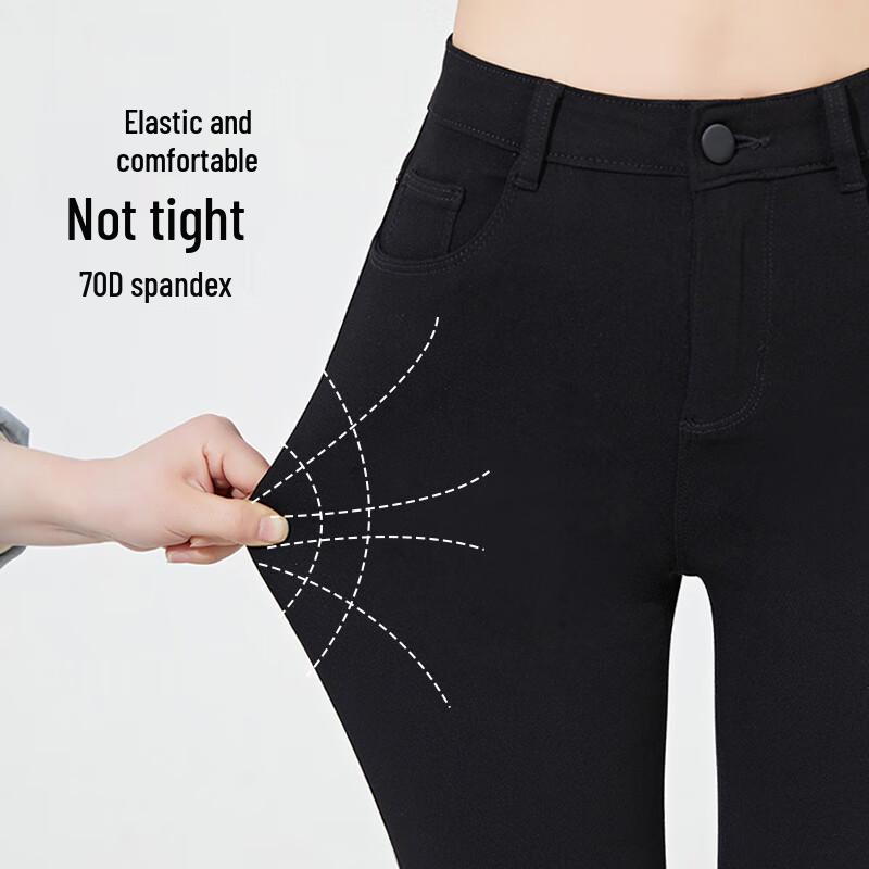 Langsha Women's High-Waist Black Magic Slimming Leggings