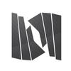 6Pcs Carbon Fiber Look Car Pillar Posts for KIA Optima K5 2016-2020 Door Window Trim Decal Cover Stickers