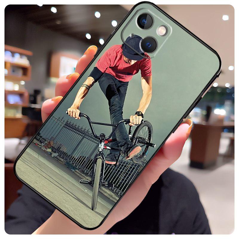 BMX Bike Extreme Sport Case For iPhone 16 Pro Max 14 13 12 11 15 17 Pro Max mini 15 16 Plus 16e 17 Air Phone Cover