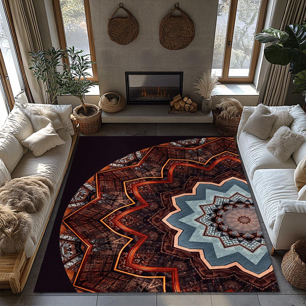 Vintage Persian Rug Pattern Doormat Indoor Outdoor Entrance Floor Mat Bohemian Decor Area Rug Home Decor Throw Rug Carpet Living