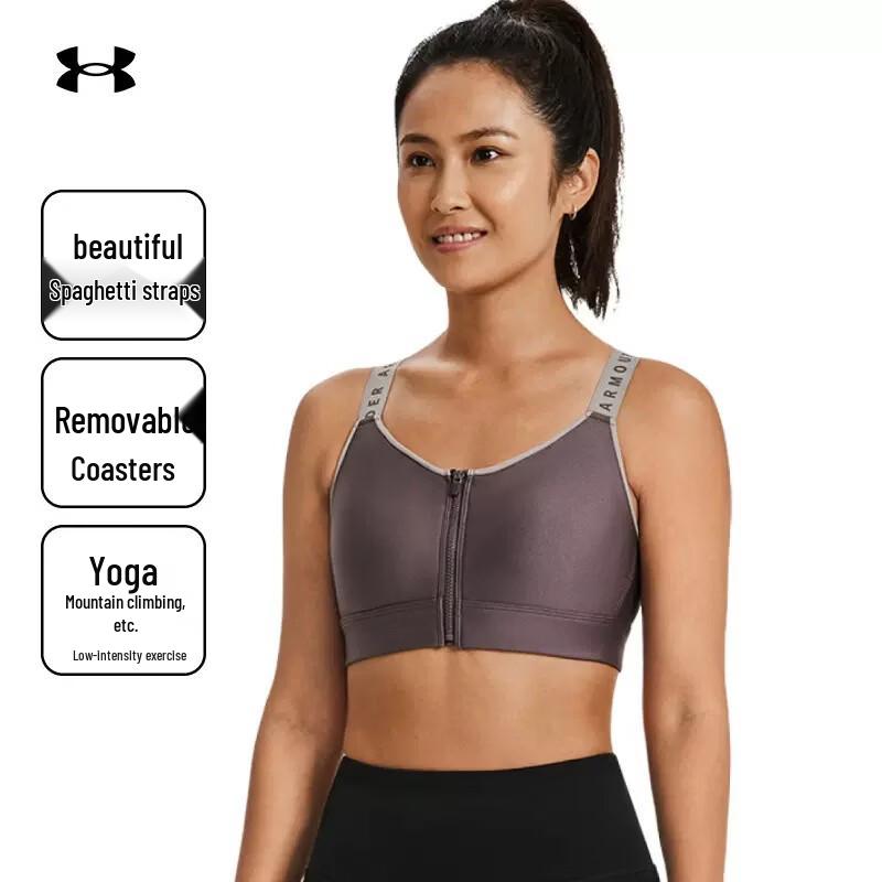 Under Armour Women s Infinity High-Impact Zip-Front Sports Bra XS