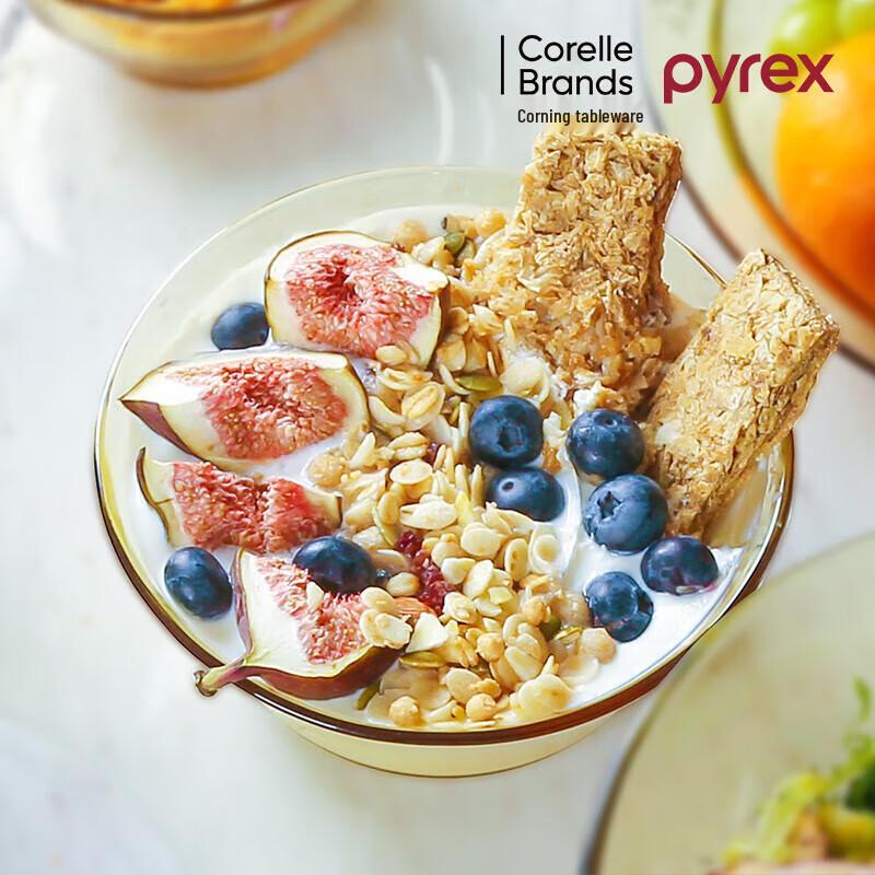 Pyrex 1600ML Double-Handle Heat-Resistant Glass Bowl