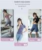 Women's High-Waist Peach Hip Yoga Shorts - Slim Fit, Elastic, 5-Point Sports Leggings