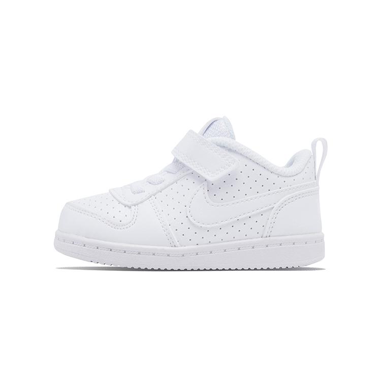 New Nike Court Borough Mid-Top Toddler Shoes White Infant And Toddler AV3172-100