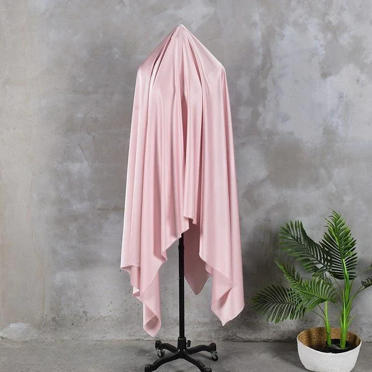 100x150cm Acetate Satin Fabric Double-sided Solid Color Glossy Smooth Skirt Strap Imitation Silk Cloth Apparel for Diy Sewing