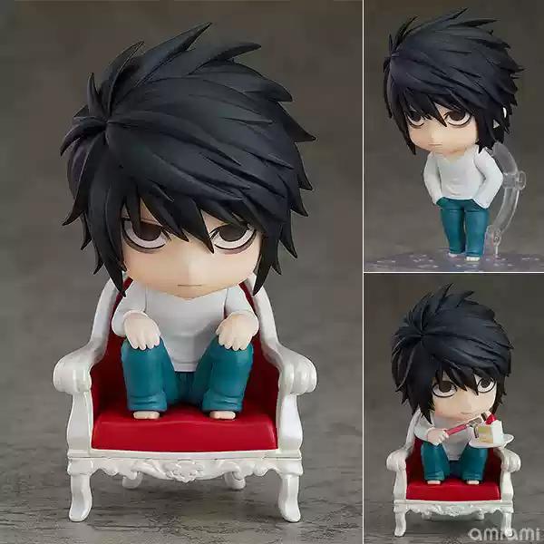 10CM Death Note Nendoroid Series L Yagami Light Cute Articulated Action Figures Model Kit Desktop Ornament Collectible Toys Gift